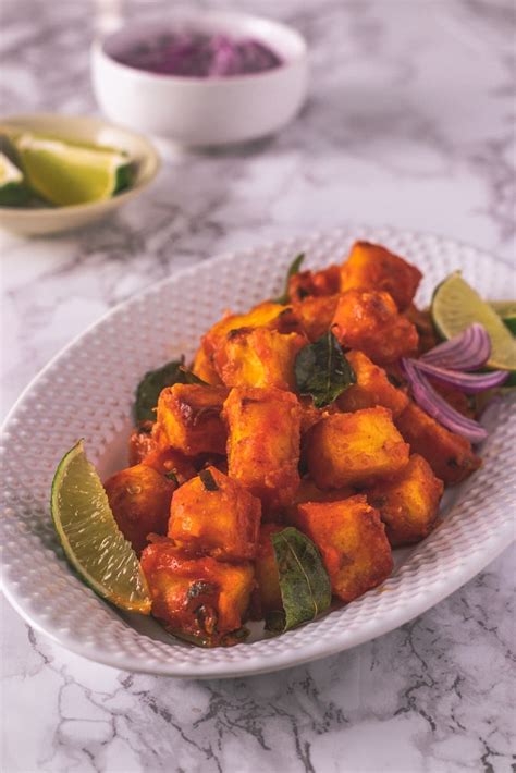 Paneer 65 Recipe (Hyderabadi Paneer Starter) - Spice Up The Curry