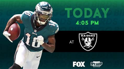 How to watch, listen, and stream Eagles vs. Raiders on October 24, 2021