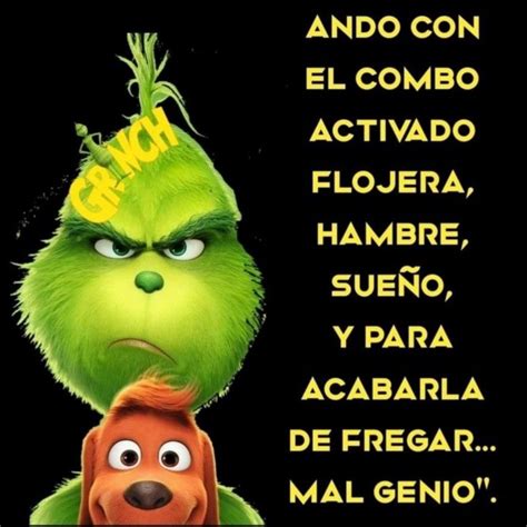 El Grinch 💚 | Grinch quotes, Funny posters, Cute spanish quotes