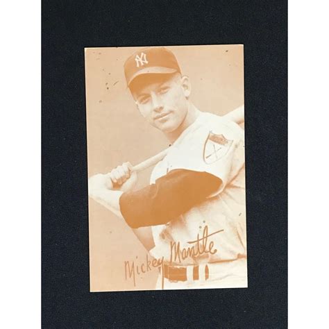 Mickey Mantle Exhibit Card - Nov 07, 2022 | Saco River Auction in ME