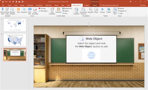 How to Create an Interactive Map in PowerPoint [with a Template]