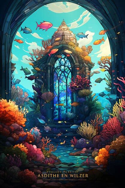 Premium AI Image | Underwater Kingdom Dive Into the Depths of an ...