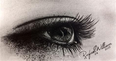 Rafael William Drawing Pencil: Série de olhos realistas