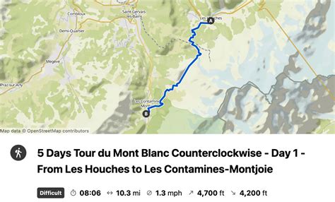 Tour Du Mont Blanc Itinerary - 5 Days On The TMB With GPS Map & Packing ...