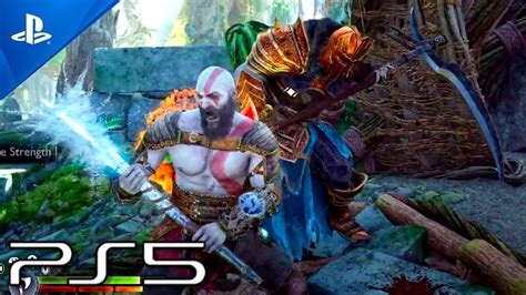 KRATOS Vs Death Scythe Knight| Fiske Boss Fight | God of War Ragnarök PS5 Gameplay - YouTube