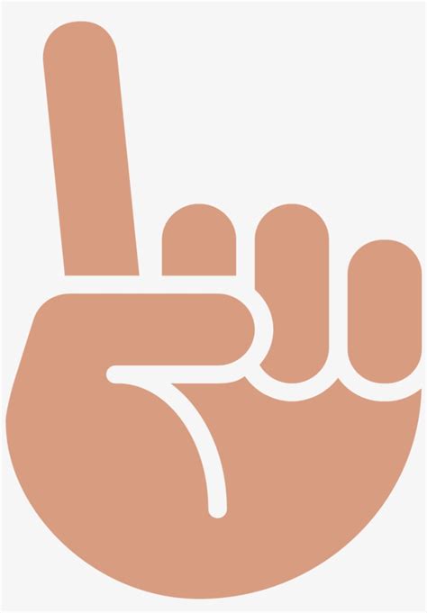 Hand Pointing Up Png - Peace Sign Emoji Vector - 1500x1500 PNG Download ...