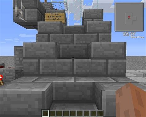 Piston Elevator Minecraft Map