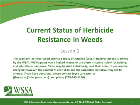 Current Status of Herbicide Resistance in Weeds - Cotton Incorporated