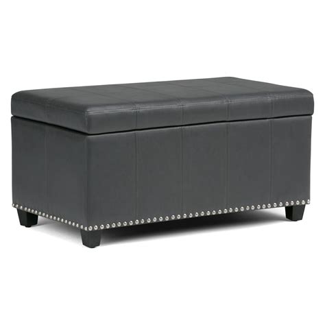 Simpli Home Amelia Storage Ottoman Bench - Walmart.com - Walmart.com