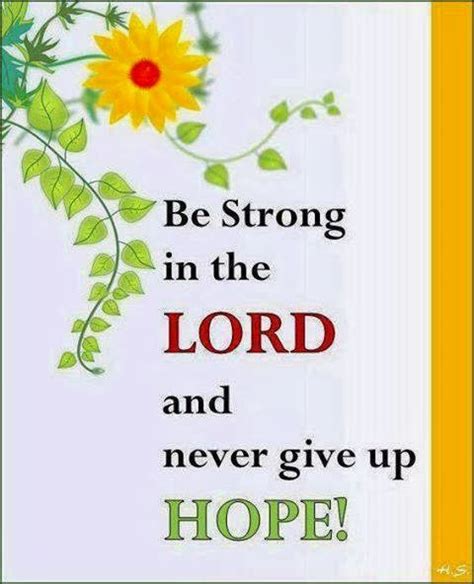 Be Strong in the Lord