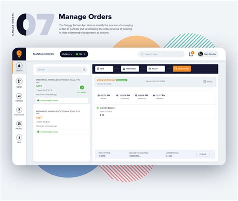 Swiggy Partner Redesign Concept (UX/UX Design) :: Behance