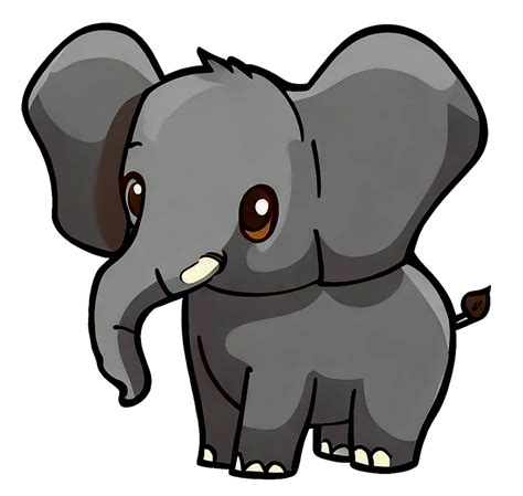 Drawing Of A Baby Elephant