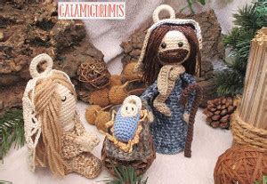 2000 Free Amigurumi Patterns: Nativity scene crochet pattern