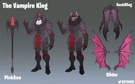 ArtStation - Fortnite Skin Concept - The Vampire King - [FANMADE]