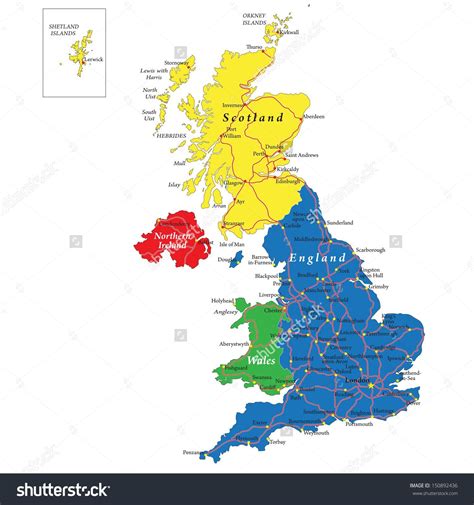 Ireland & the UK Map | Ireland map, Map, Ireland