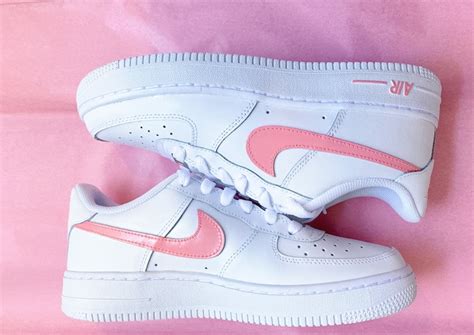 Pink Custom Nike Air Force 1 | Etsy