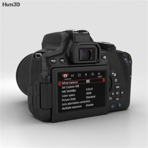 Canon EOS Rebel T6i 3D model - Electronics on Hum3D