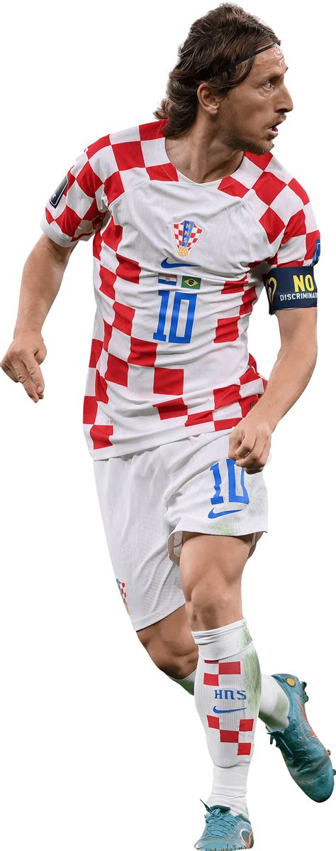 Luka Modric Croatia football render - FootyRenders