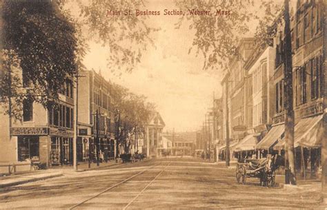 Webster Massachusetts Main Street Scene Historic Bldgs Antique Postcard K30797 | eBay