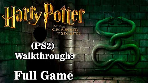 Harry Potter and the Chamber of Secrets PS2 Walkthrough Full Game ...