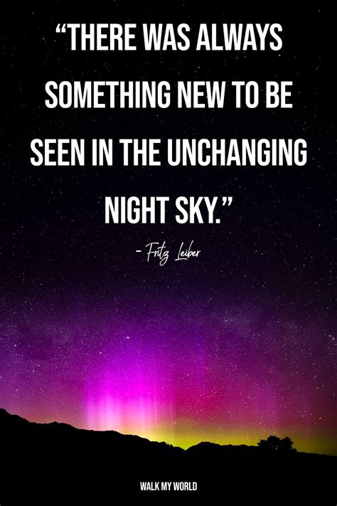 40 Inspirational Night Sky Quotes — Walk My World