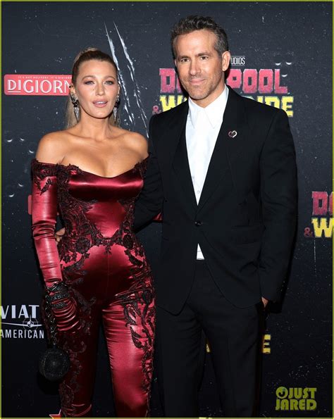 Blake Lively Supports Ryan Reynolds at 'Deadpool 3' Premiere, Reveals ...