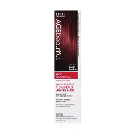 4RR Dark Intense Red Permanent Liqui-Creme Hair Color by AGEbeautiful ...