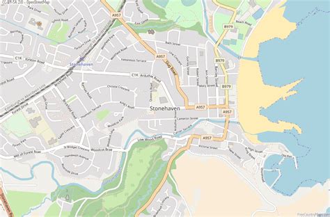 Stonehaven Map Great Britain Latitude & Longitude: Free Scotland Maps