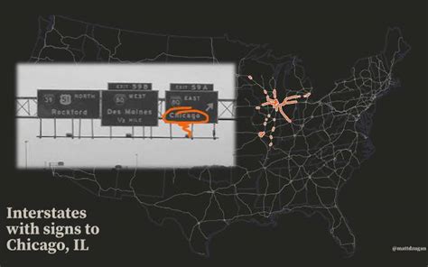 Mapping the Cities of US Highway Signs / Observable Ambassadors ...