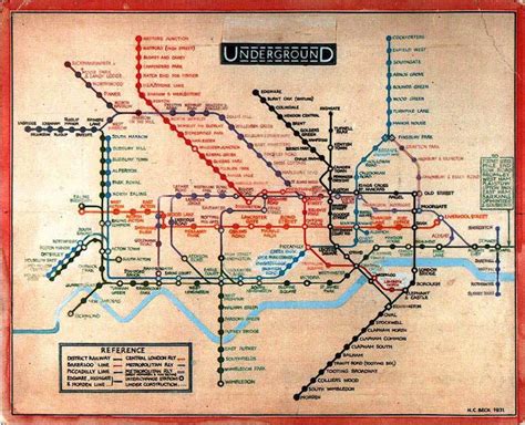 The History Of The Tube Map | London map, London underground tube ...