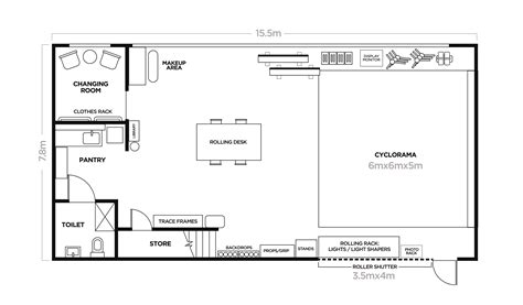 Small Bakery Floor Plan Design – Two Birds Home