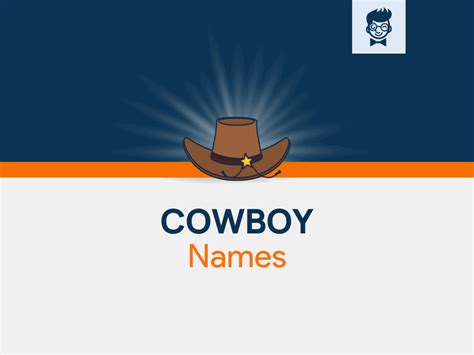 500+ Famous Cowboy Names With Generator - BrandBoy