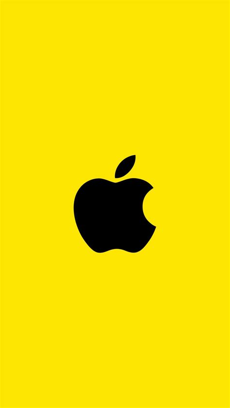 Yellow Apple iPhone Wallpapers - Top Free Yellow Apple iPhone ...