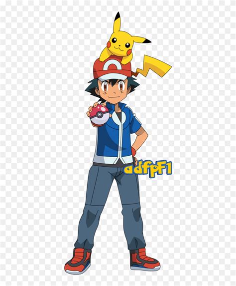 Pokemon Xy Ash Y Pikachu, HD Png Download - 400x950(#6811994) - PngFind