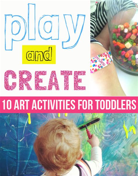 Play and Create - 10 Art Activities for Toddlers - Meri Cherry