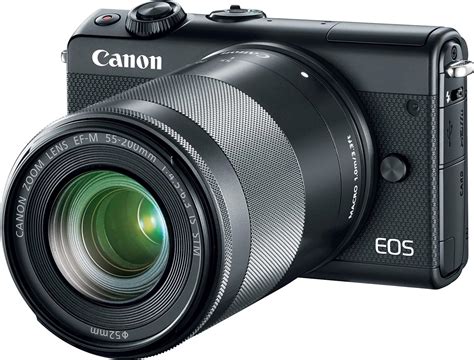 Best Buy: Canon EOS M100 Mirrorless Camera with EF-M 15-45mm and 55-200mm IS STM Zoom Lenses ...