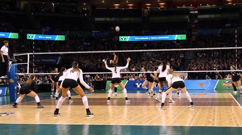 BYU Volleyball 2014 NCAA Semifinals Game-Winning Point! - YouTube