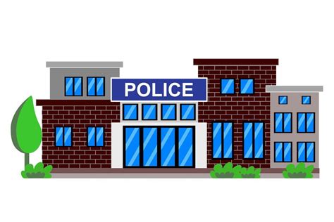 police station vector clip art for floor plan design 15645225 Vector ...