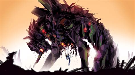 Evangelion Unit-01 HD Wallpaper - Neon Genesis Evangelion Mecha Art by ...