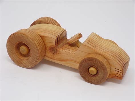 Handcrafted Wooden Race Car. Wooden Race Car