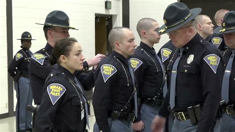 Indiana State Police - 82nd Recruit Class Uniform Inspection - YouTube