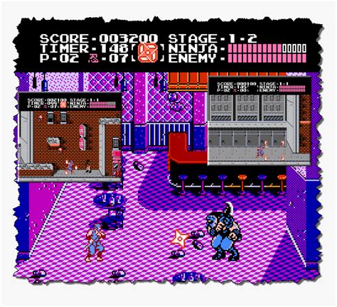 Gaiden2 - Ninja Gaiden Boss 1 Nes, HD Png Download , Transparent Png ...