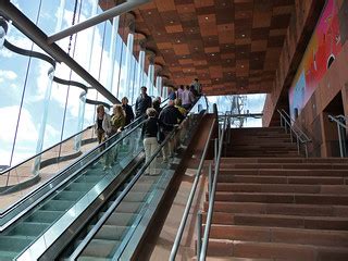 2012.08 - 'Museum visitors on the escalators', and stairs … | Flickr