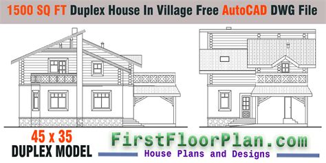 Amazing Style 17+ Duplex House Plans 1500 Sq Ft