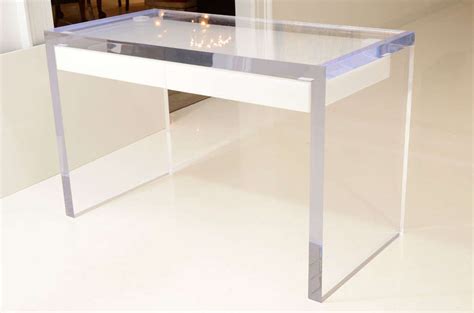 Acrylic Desk with drawers 36″ x 20″ x 30″ tall - Plasticmart