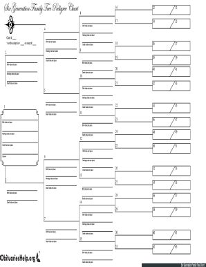 Free Printable Pedigree Template