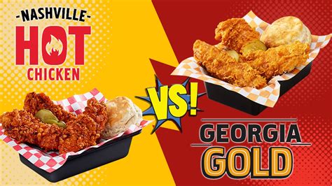 KFC Nashville Hot Chicken Vs Georgia Gold Chicken - YouTube