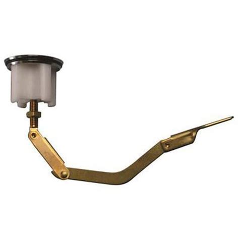 Central Brass Bathtub Drain Linkage Assembly with Plug, Guide and Rocker Arm SU-3359-A - The ...