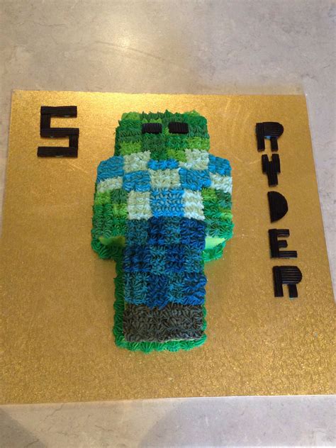 Minecraft Zombie Birthday Cake - How To Get Zombie Cake Skin In Minecraft No Mods Youtube ...