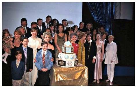 The cast of As the World Turns celebrate the shows 40th anniversary. I watched this show since ...